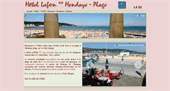 Desktop Screenshot of hotel-lafon.com